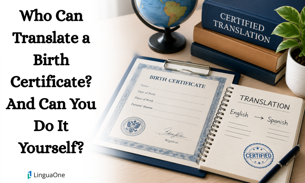 Who Can Translate a Birth Certificate? And Can You Do It Yourself?