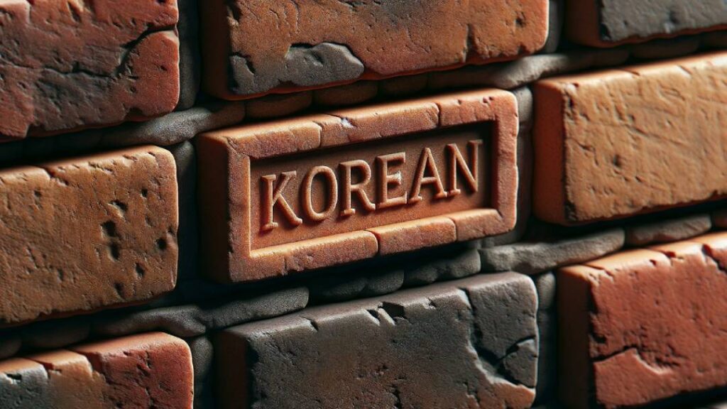 Korean language structure