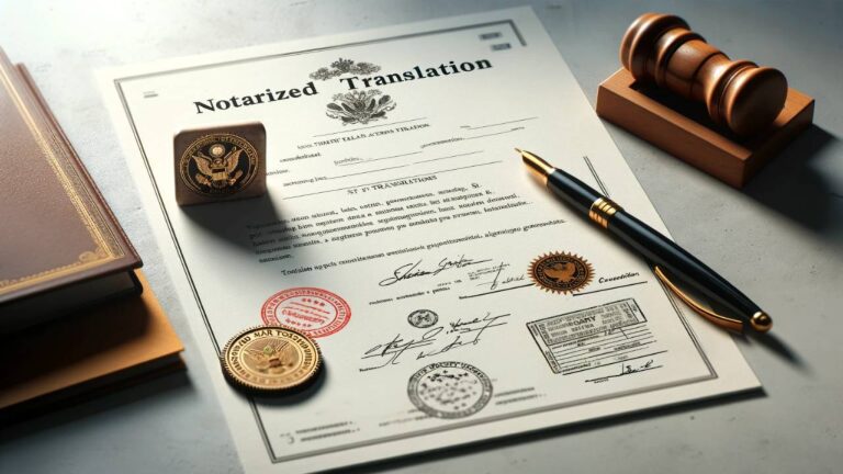 Notarized Translation: What It Is, How to Get One